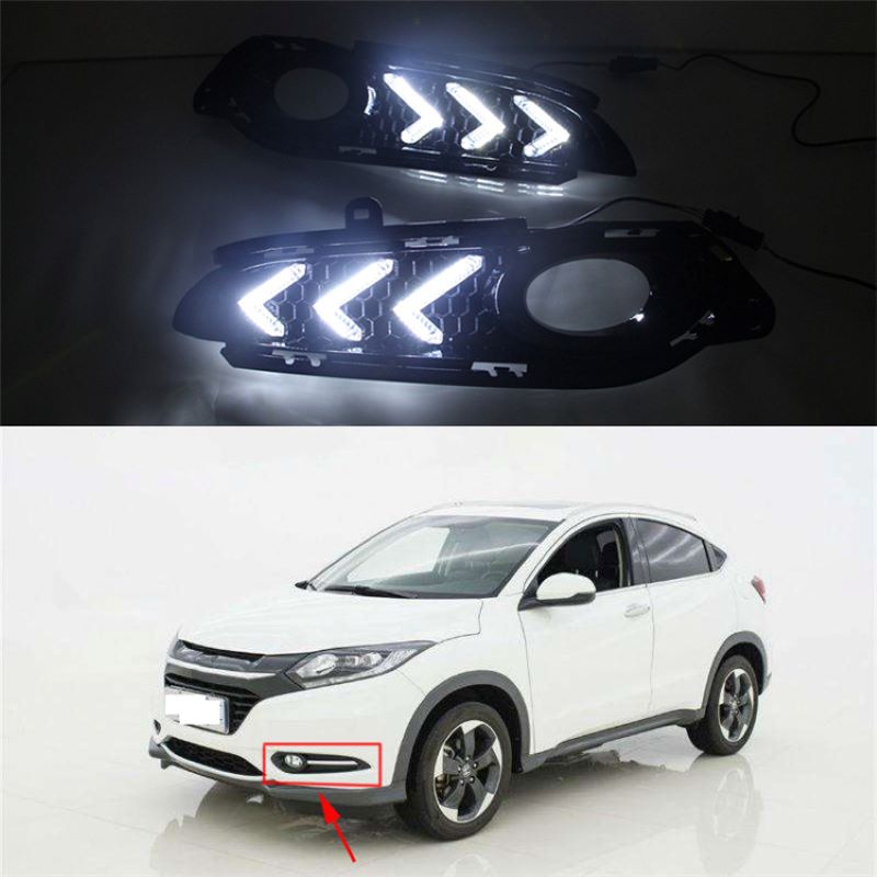 Päevavalgus Honda Hrv/Vezel 2015~2017,Foglamp for Honda Hrv/Vezel 2015~2017 DRL